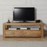 Ellie 2 Drawer TV/Entertainment Unit Oak Lifestyle