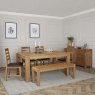 Ellie 2 Door + 3 Drawer Sideboard Oak Lifestyle