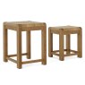 Ellie Nest Of Tables (Set Of 2) Oak Open
