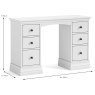 Lille 3 + 3 Drawer Dressing Table White Dimensions