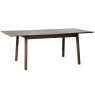 Cava 4-6 Person Extending Dining Table Smoked Oak Extended