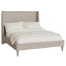 Emile King (150cm) Bedstead With Fabric Headboard Cream