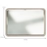 Emily Wall Mirror Cream Dimensions