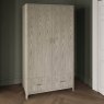 Emile 2 Door & 2 Drawer Wardrobe Cream Lifestyle