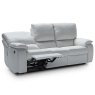 Calia Italia Fresno Electric Reclining 3 Seater Sofa Leather Category 15 Open