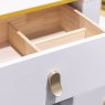Layla Dressing Table Set With Stool & Vanity Mirror White Drawer