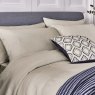 Bedeck of Belfast Kenza King Duvet Cover Set Grey Close Up