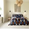 Simply Scandi Frey Reversible King Duvet Cover Set Periwinkle Blue