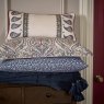 Joules Paisley Reversible King Duvet Cover Set Multicoloured Stacked
