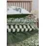 Burleigh Hibiscus Reversible Double Duvet Cover Set Green Stacked
