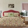 Morris & Co Rose Bough's Reversible Double Duvet Cover Set Green & Rose