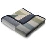 Ombre Blocks Throw 140cm x 180cm Green Folded