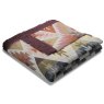 Ikat Diamond Throw 140cm x 180cm Multicoloured Folded