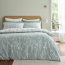 Bianca Wild Flowers Reversible Super King Duvet Cover Set Green Reverse