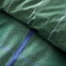 Catherine Lansfield Melrose Brushed Cotton Tweed Check Reversible King Duvet Cover Set Green Close