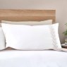 Bianca Embroidery Leaf Single Duvet Cover Set Natural Pillow