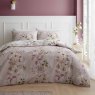 Bianca Francesca Floral Reversible Double Duvet Cover Set Blush