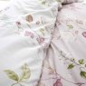 Bianca Francesca Floral Reversible Double Duvet Cover Set Blush Close Up