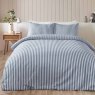 Stripe Brushed Cotton Duvet Cover Set (Multiple Sizes & Colours)