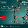 LED Compact Twinkle Cherry Lights 1100cm Red Packaging