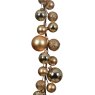 Shatterproof Bauble Garland Light Gold 6ft/180cm