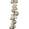 Shatterproof Bauble Garland Pearl 6ft/180cm