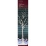 5ft/150cm Micro LED Birch Christmas Tree With Warm White Lights Packaging
