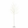 5ft/150cm LED Christmas Tree White With Warm White Lights No Background
