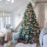 7ft/210cm Trondheim Spruce Christmas Tree Green Decorated