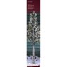 6ft/180cm LED Snowy Pine Christmas Tree Green With Warm White Lights Packaging