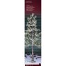 5ft/150cm LED Snowy Pine Christmas Tree Brown With Warm White Lights Packaging
