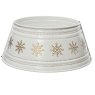 Iron Tree Ring With Snowflakes White & Gold 70cm 