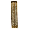 Wax Christmas Tree Dinner Candle With Glitter Gold 26cm
