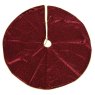 Christmas Tree Skirt Oxblood Red 120cm