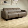 Otis 3 Seater Sofa Leather Diamant Chestnut