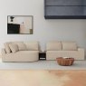 Belform Julian Modular Curved Lounger RHF Fabric Category 0 Lifestyle