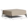Belform Victor Footstool Fabric Category 2 Dimensions