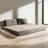 Innovation Living Sigmund Day Bed With Oak Legs Fabric Lifestyle Double Bed
