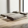 Innovation Living Sigmund Day Bed With Oak Legs Fabric Lifestyle 2 Signle Beds