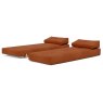 Innovation Living Sigmund Day Bed With Oak Legs Fabric Open separated