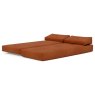 Innovation Living Sigmund Day Bed With Oak Legs Fabric Opened