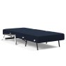 Innovation Living Alisa 90 Chair Bed With Chrome Legs Fabric Open