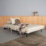 Innovation Living Alisa 160 2.5 Seater Sofa Bed With Aluminium Legs Fabric Lifestyle Open