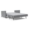 Innovation Living Alisa 140 2 Seater Sofa Bed With Arms Fabric Opened