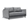 Innovation Living Alisa 140 2 Seater Sofa Bed With Arms Fabric Angle
