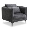 Warrington Armchair Fabric Dark Grey