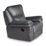 Savannah Manual Reclining Armchair Fabric Slate Blue