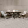 Sally 6 - 8 Person Oval Dining Table Smoke Lifetsyle