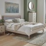 Alex Super King (180cm) Bedstead Light Grey & Oak Lifestyle