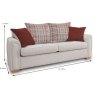 Lexington 3 Seater Scatter Back Sofa Fabric Category SE Dimensions